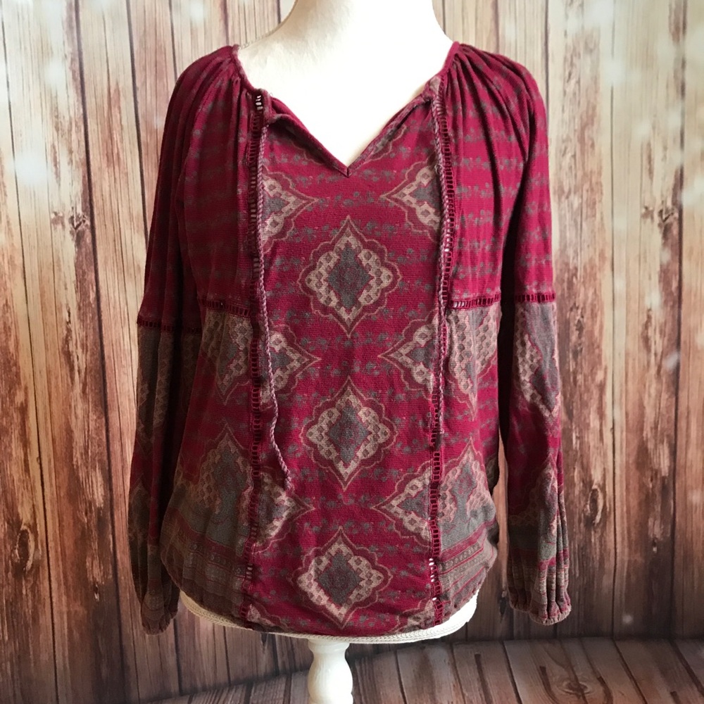 Lucky Brand boho top
